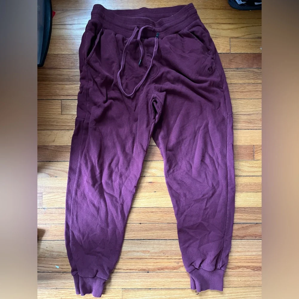 True Religion Burgundy Sweatpants - Picture 3 of 3
